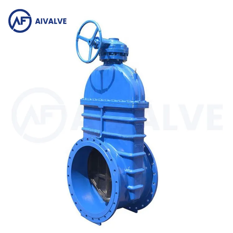BS5163 DN1500 Bevel Gear Resilient Seated Gate Valve